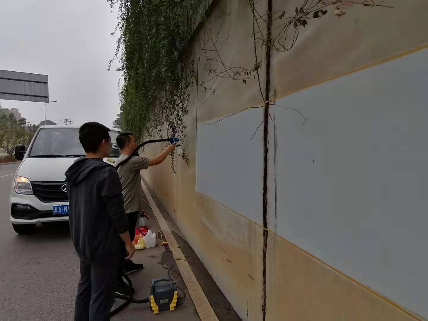 石材自洁施工