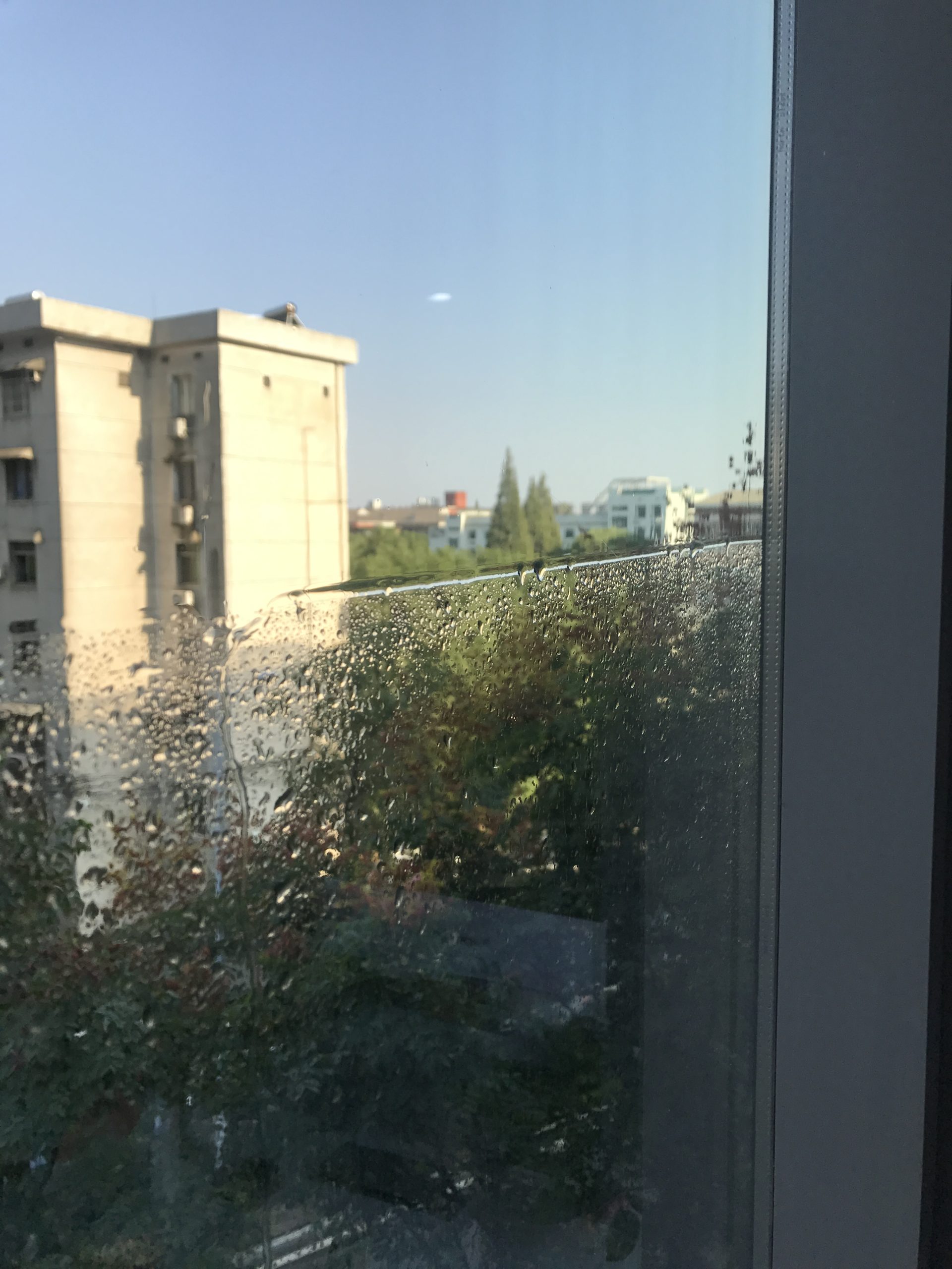 窗玻璃施涂对比