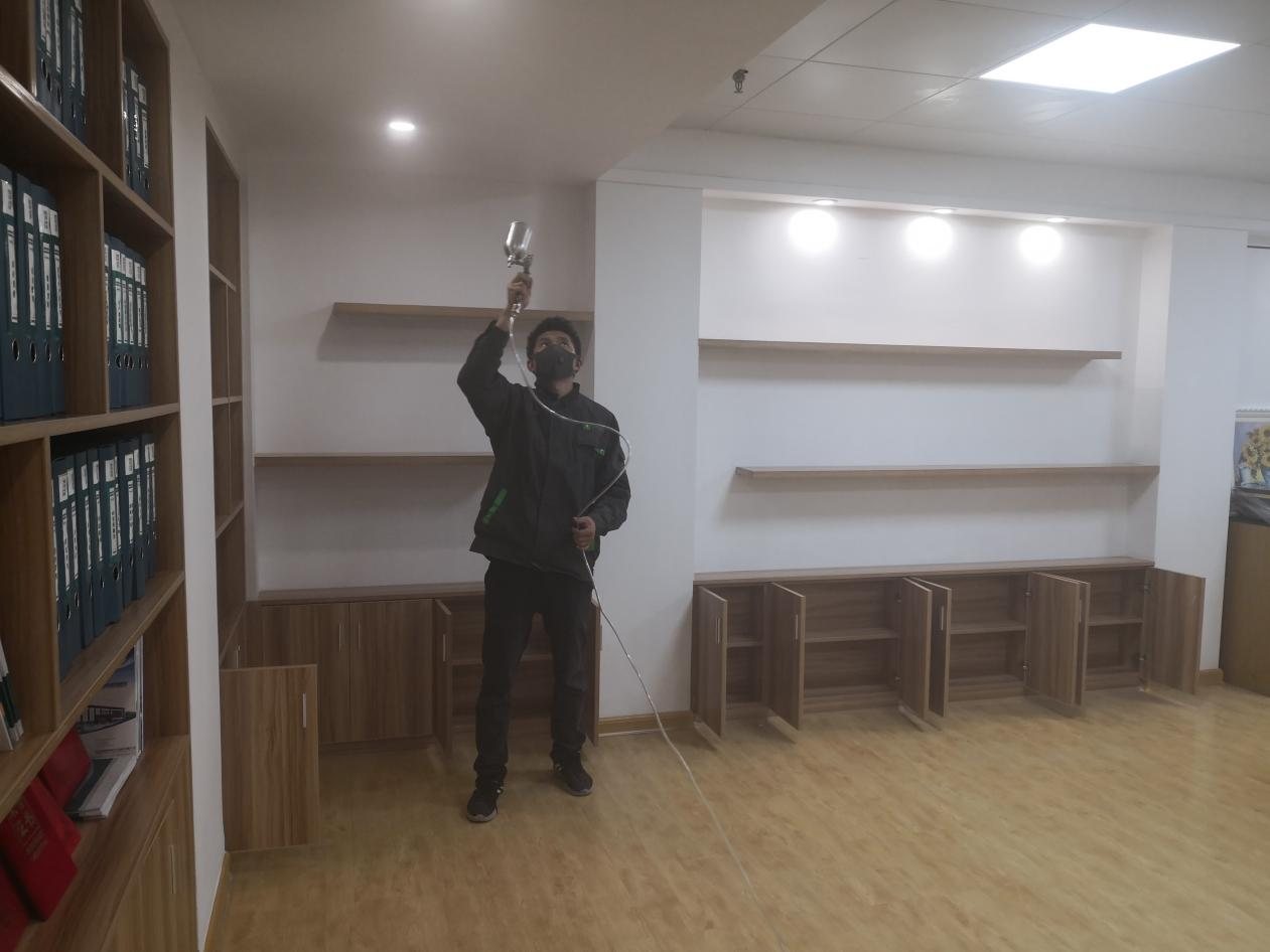 Cabinets and walls