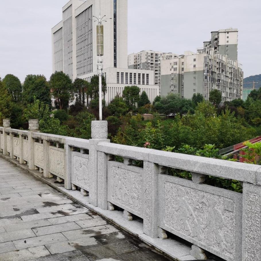 Municipal facilities, buildings and stone elements